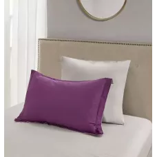 Комплект постельного белья Karteks "Сатин однотонный комбинированный" SK-020, евро