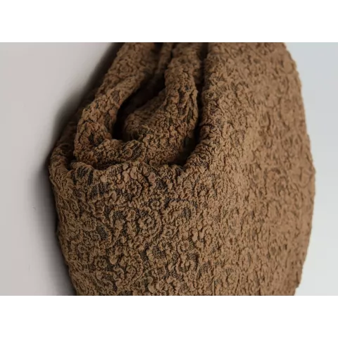 Чехол на угловой диван Жаккард капучино