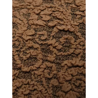 Чехол на угловой диван Жаккард капучино