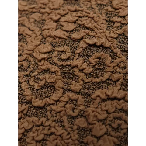 Чехол на угловой диван Жаккард капучино