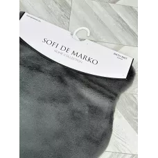 Коврик плюшевый Sofi De Marko (антрацит), 80х120