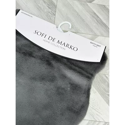 Коврик плюшевый Sofi De Marko (антрацит), 80х120