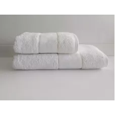 Махровое лицевое полотенце Sofi De Marko “Ronald” (белый), 50х90