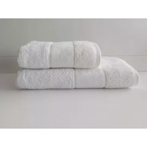 Махровое лицевое полотенце Sofi De Marko “Ronald” (белый), 50х90