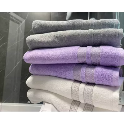 Махровое банное полотенце Verossa “Reticolo” (белый), 70х140