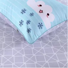 Комплект постельного белья Sofi De Marko “Веселые тучки” (голубые), 1.5 спальный