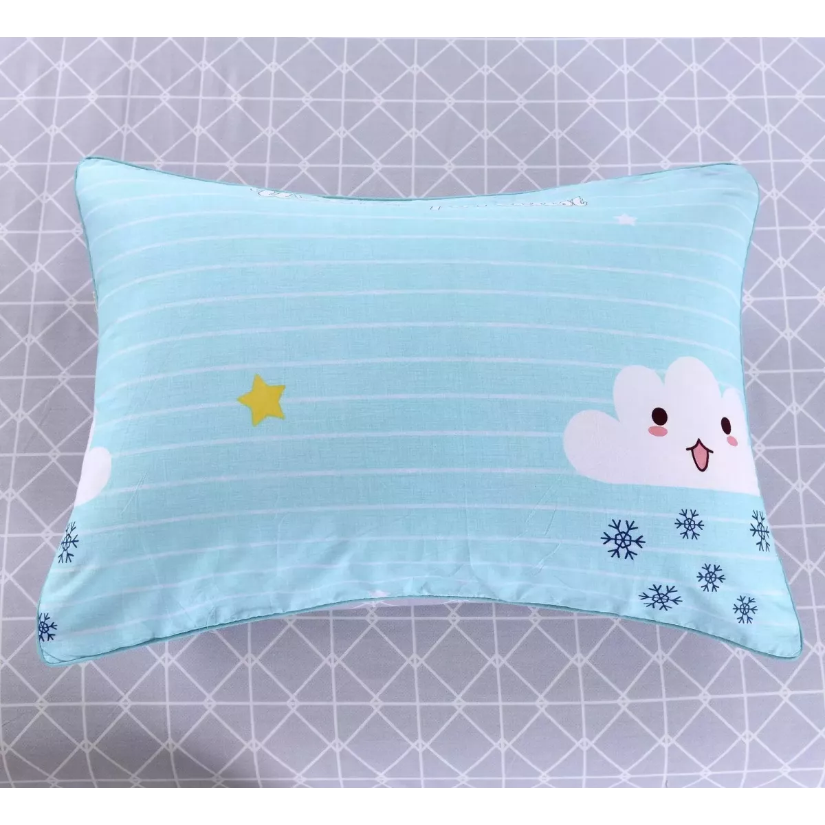 Комплект постельного белья Sofi De Marko “Веселые тучки” (голубые), 1.5 спальный