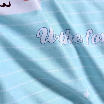 Комплект постельного белья Sofi De Marko “Веселые тучки” (голубые), 1.5 спальный