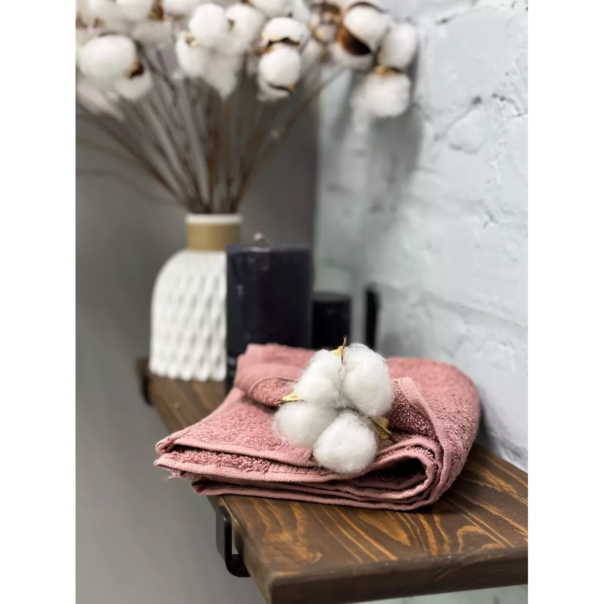 Махровое полотенце Туркмения (светло-коричневый), 50х90