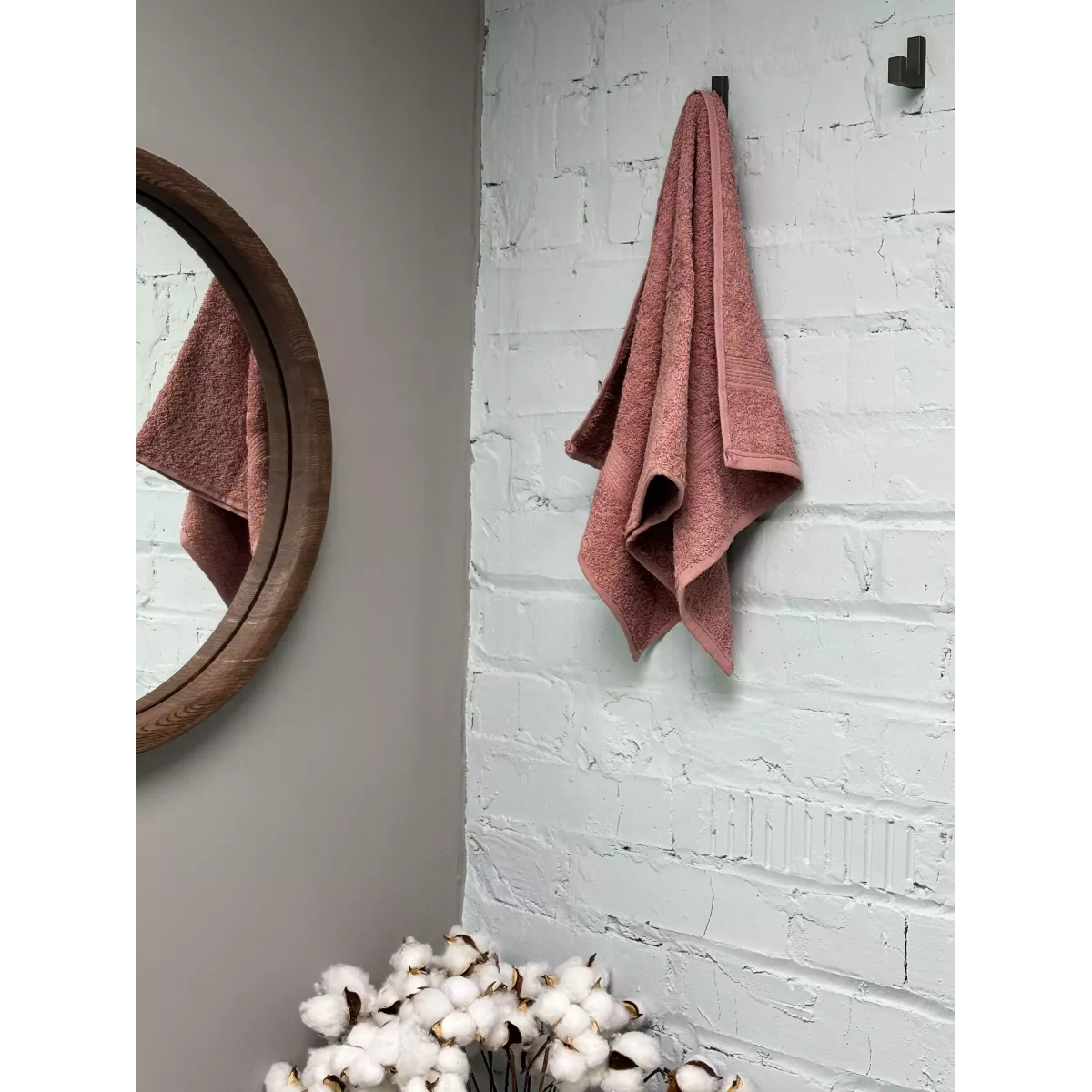 Махровое полотенце Туркмения (светло-коричневый), 50х90