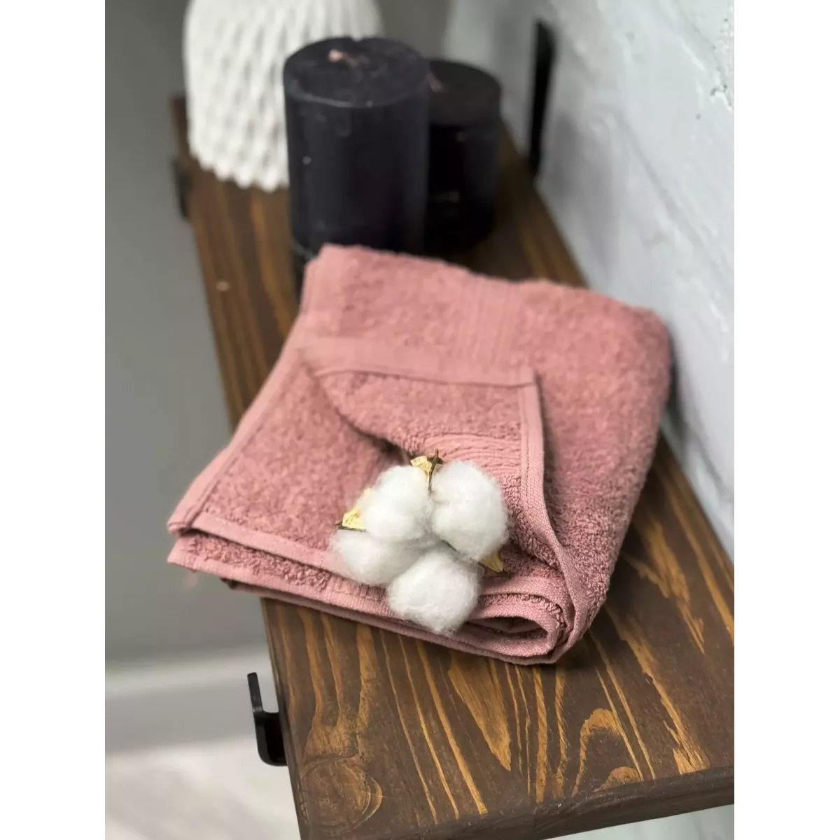 Махровое полотенце Туркмения (светло-коричневый), 50х90