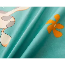 Комплект постельного белья Sofi De Marko “Giraffe” (синий), 1.5 спальный