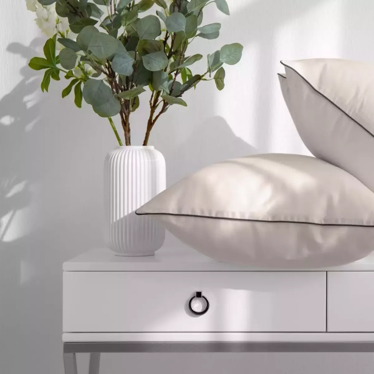 Набор наволочек "Soft Silver" Песчаный берег, 50х70