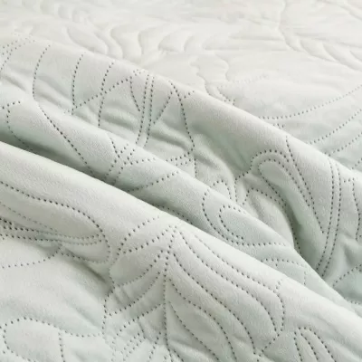 Велюровое покрывало Sofi De Marko “Мелисса” (ментол), 240x260