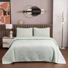 Велюровое покрывало Sofi De Marko “Мелисса” (ментол), 240x260