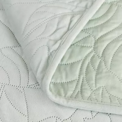 Велюровое покрывало Sofi De Marko “Мелисса” (ментол), 240x260