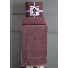 Махровое полотенце Kazanov.a "Готье" (винный) 50×90
