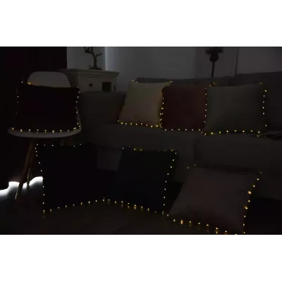 Декоративная наволочка Sofi De Marko "Flash" (черная), 45х45