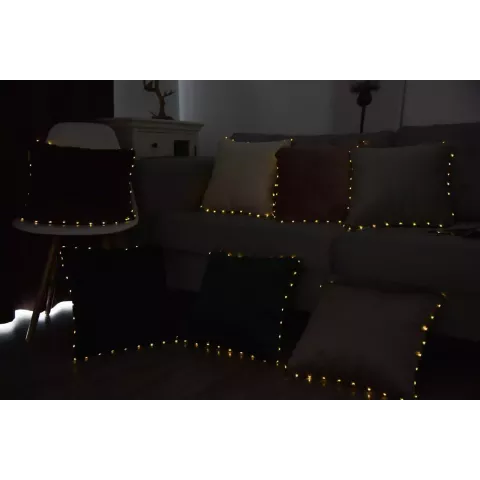 Декоративная наволочка Sofi De Marko "Flash" (черная), 45х45