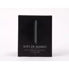 Свеча ароматическая большая Sofi De Marko "Fig Sandalwood" (500гр), 1 шт
