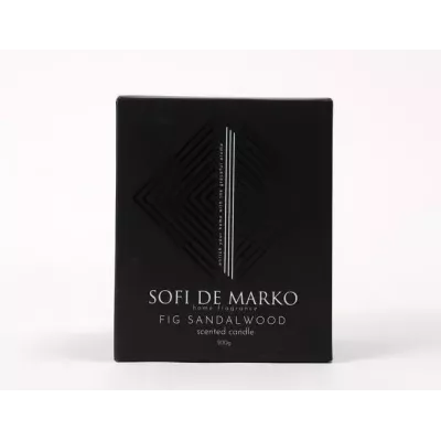 Свеча ароматическая большая Sofi De Marko "Fig Sandalwood" (500гр), 1 шт