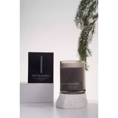 Свеча ароматическая большая Sofi De Marko "Fig Sandalwood" (500гр), 1 шт