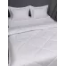 Комплект с одеялом DonCotton "Страйп-сатин" (белый), 1.5 спальный