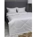 Комплект с одеялом DonCotton "Страйп-сатин" (белый), 1.5 спальный