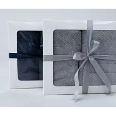 Махровое банное полотенце Verossa “Milano” (пудрово-голубой), 70х140