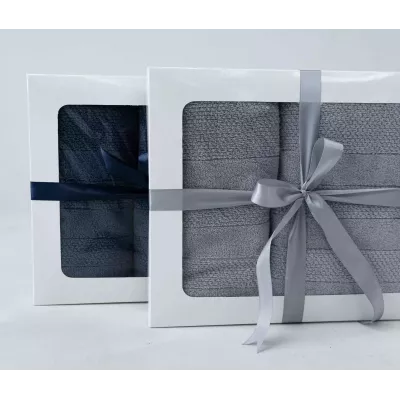 Махровое банное полотенце Verossa “Milano” (пудрово-голубой), 70х140