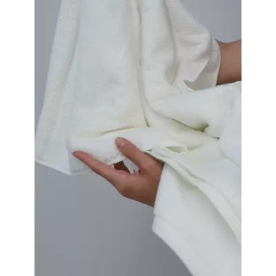 Махровое полотенце DonCotton “Lusso” (белый), 70х140