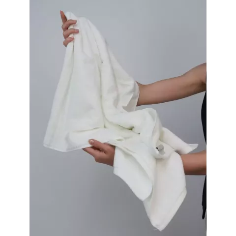 Махровое полотенце DonCotton “Lusso” (белый), 70х140