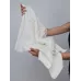 Махровое полотенце DonCotton “Lusso” (белый), 70х140