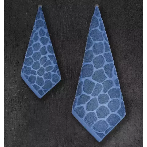 Махровое полотенце Sofi De Marko “Mari” (синее), 50x90