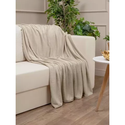 Плед Texrepublic “Absolute” flannel (бежевый), 150x200