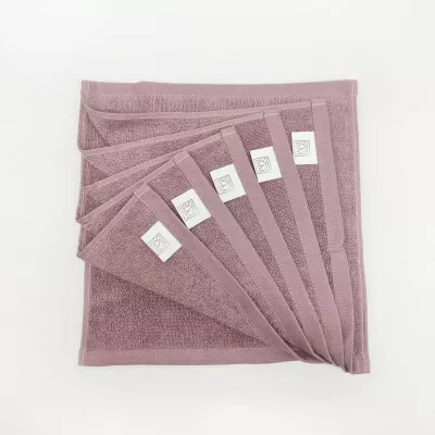 Комплект полотенец Sofi de marko “Бруна” (пепел роза), 30x30 (6 шт)