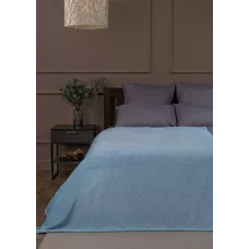 Плед Absolute Deco “Ромбики” (голубой), 150x200