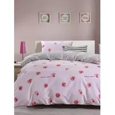 Комплект постельного белья Sofi De Marko “Ильда” розовая, 1.5 спальный