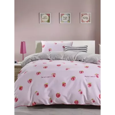Комплект постельного белья Sofi De Marko “Ильда” розовая, 1.5 спальный