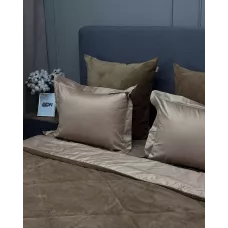 Комплект с одеялом KAZANOV.A Lindor Fluffy карамель (египетский хлопок-велюр), евро