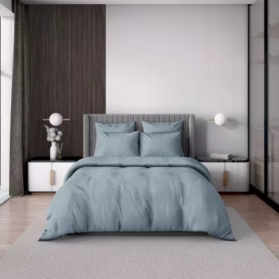 Комплект постельного белья Волшебная ночь “Светлая бирюза” ранфорс, 1.5 спальный