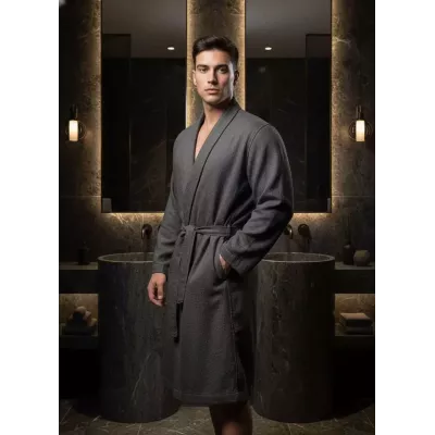 Халат мужской махровый Sofi de Marko "Дориан" (антрацит)
