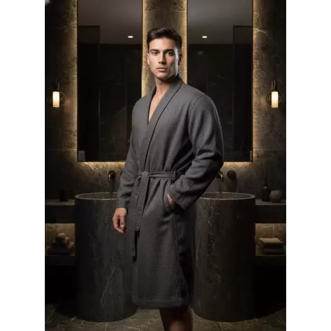 Халат мужской махровый Sofi de Marko "Дориан" (антрацит)