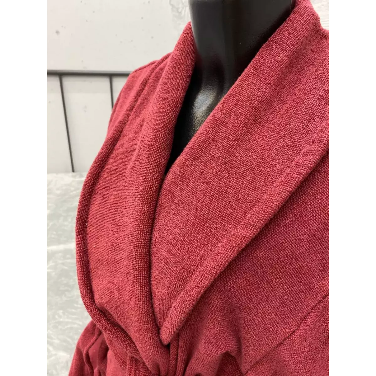 Халат махровый “Parachute” Унисекс (бордо)