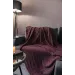 Махровое покрывало Karteks "Venesia" жаккард (фиолетовый), 160х220