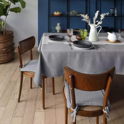 Скатерть Волшебная ночь “Рогожка” (базальт), 165x200