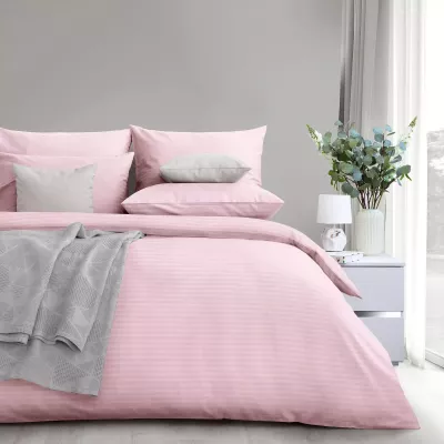 Комплект постельного белья Verossa stripe-sateen “Lotus”, евро