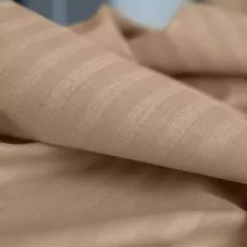 Комплект постельного белья Волшебная ночь Stripe "Caramel mousse", двуспальный
