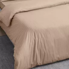 Комплект постельного белья Волшебная ночь Stripe "Caramel mousse", двуспальный