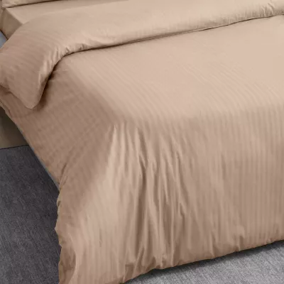 Комплект постельного белья Волшебная ночь Stripe "Caramel mousse", двуспальный